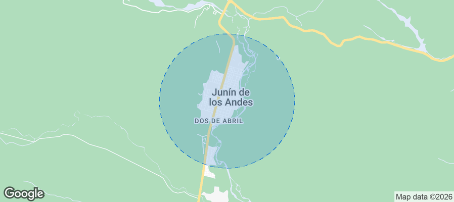 Junín de los Andes Airbnb map